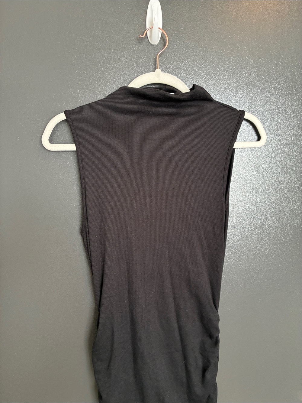 Michael Stars Black Sleeveless Turtleneck Maxi Dress Sz S - Picture 3 of 8